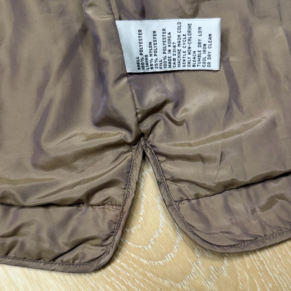 Talbots classic Casual Black Quilted Puffer Jacket plus 3X - Picture 7 of 10